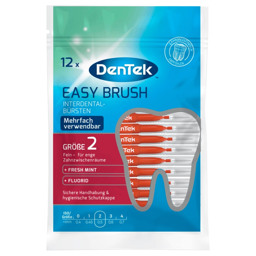 DenTek Interdental-Bürsten Easy Brush Gr.2 12 Stück